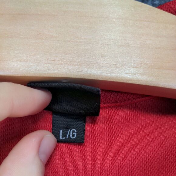 BRG Golf Men's Target Chip Ganassi Racing Polo Shirt Red Large Dry Tech - Picture 11 of 16